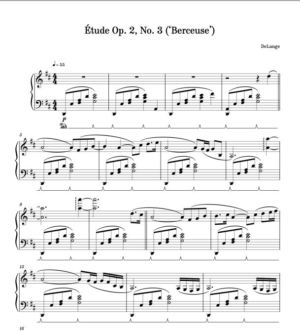 Berceuse by DeLange